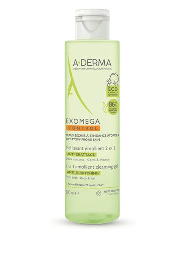 Exomega Control 2 in 1 Emollient Cleansing Gel