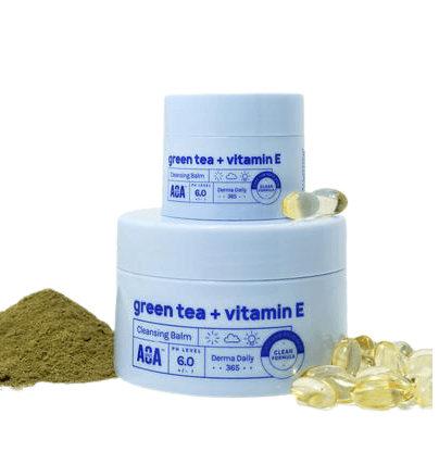 Green Tea + Vitamin E Cleansing Balm