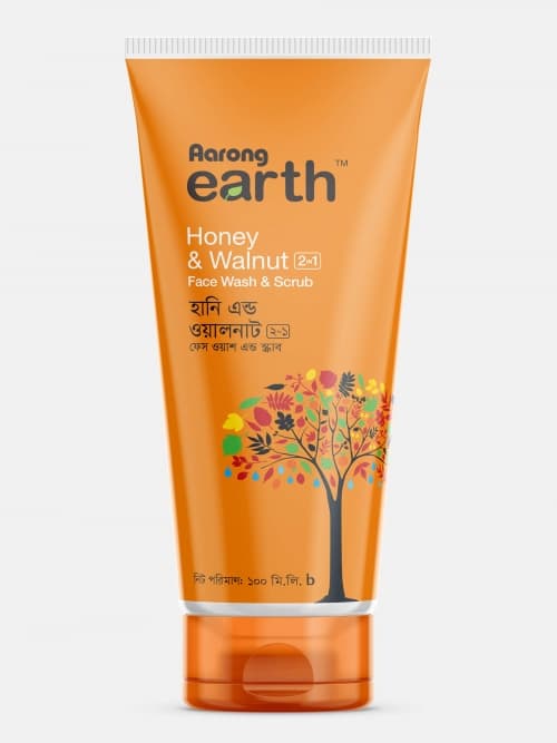 Earth Honey & Walnut 2-in-1 Face Wash & Scrub