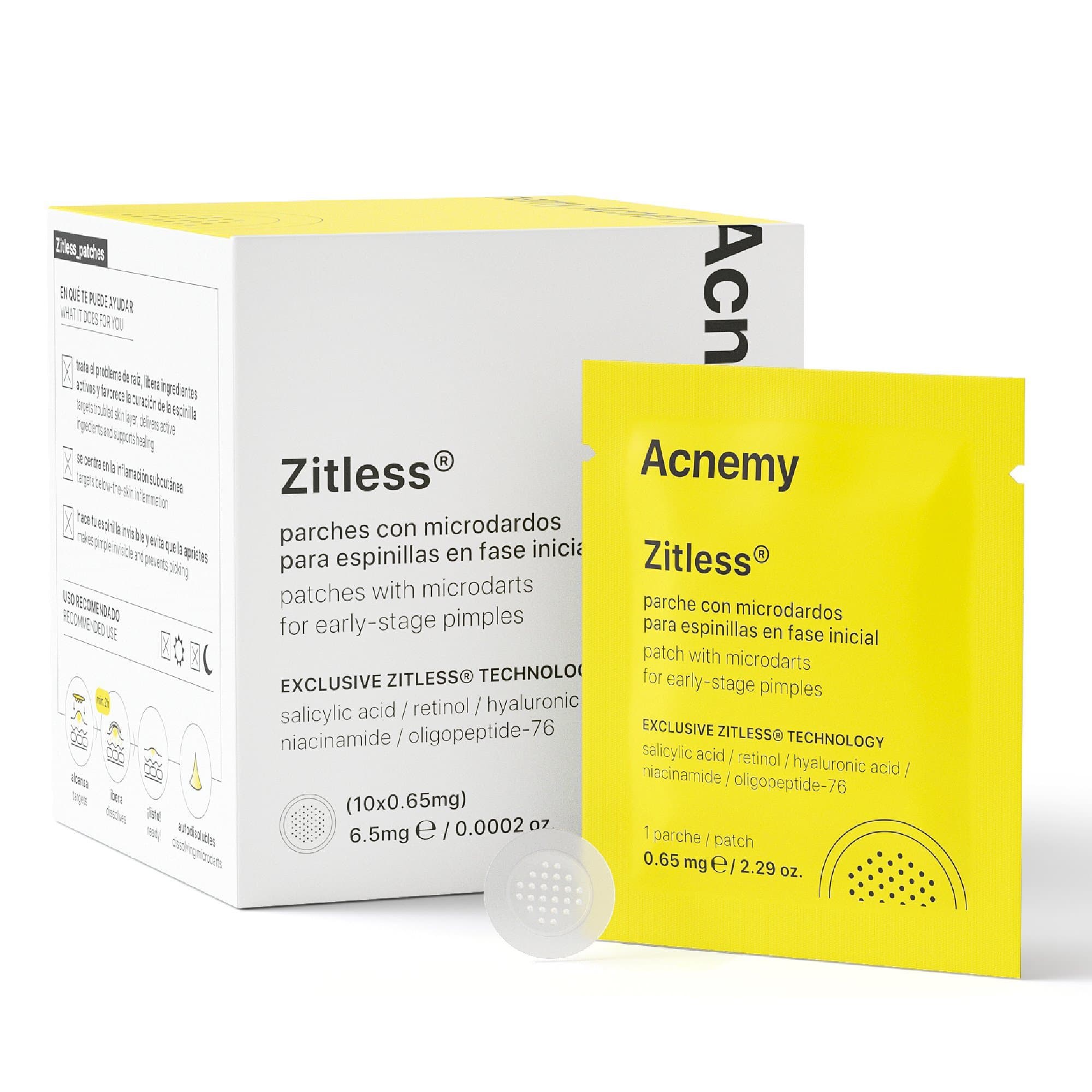Zitless Microdart Patches