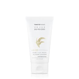 Rice Pure Clay Mask to Foam Cleanser