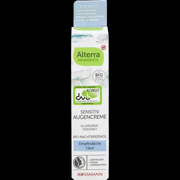 Sensitiv Augencreme Bio-Nachtkerzenöl