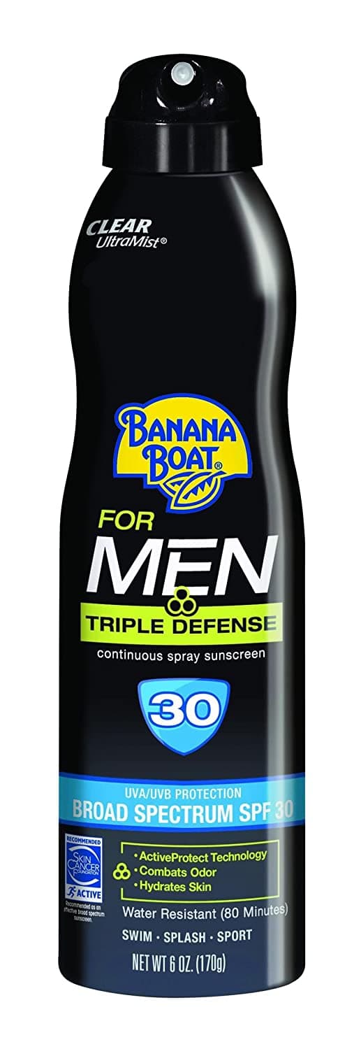 Triple Defense Spray Sunscreen for Men SPF 30
