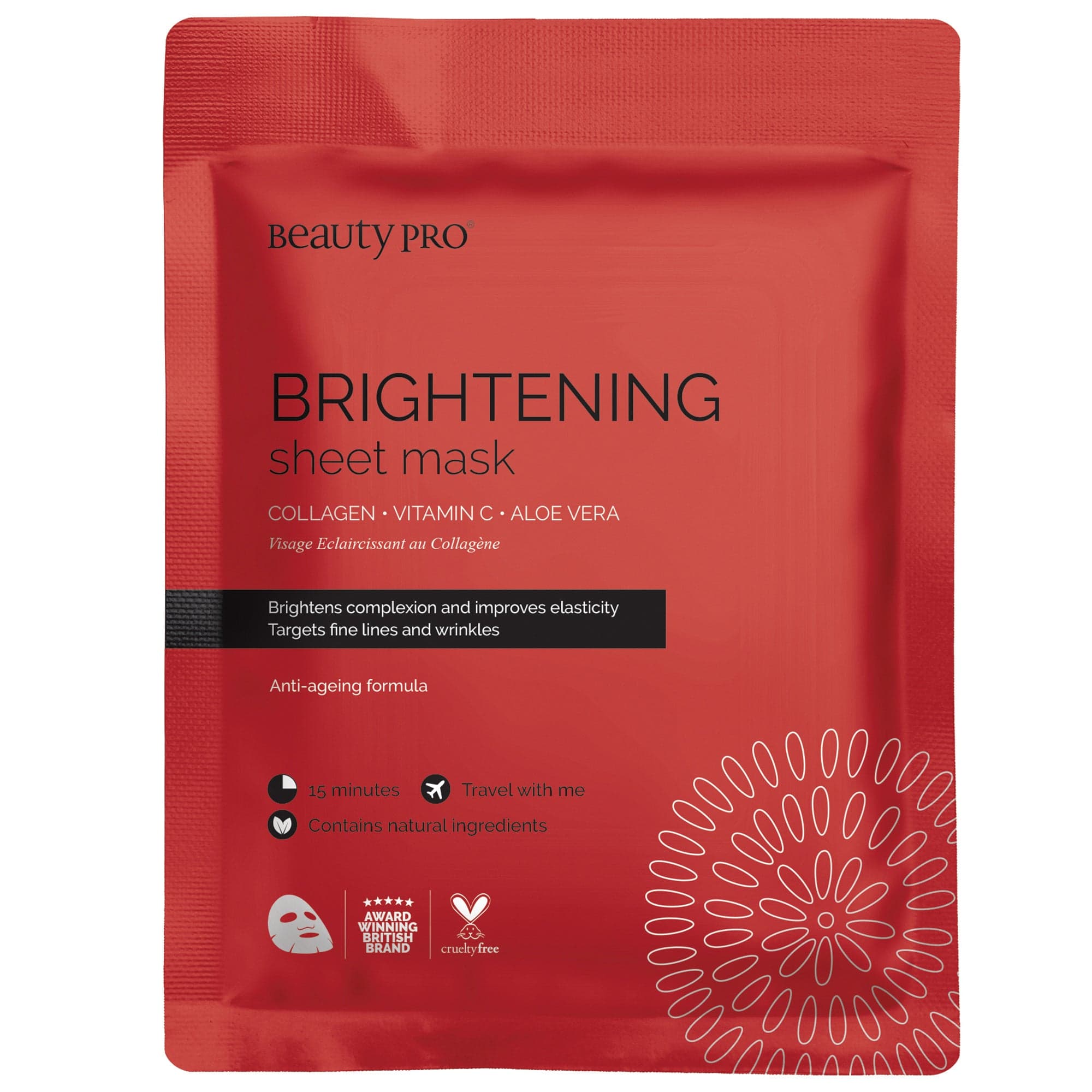 Brightening Collagen Sheet Mask with Vitamin C