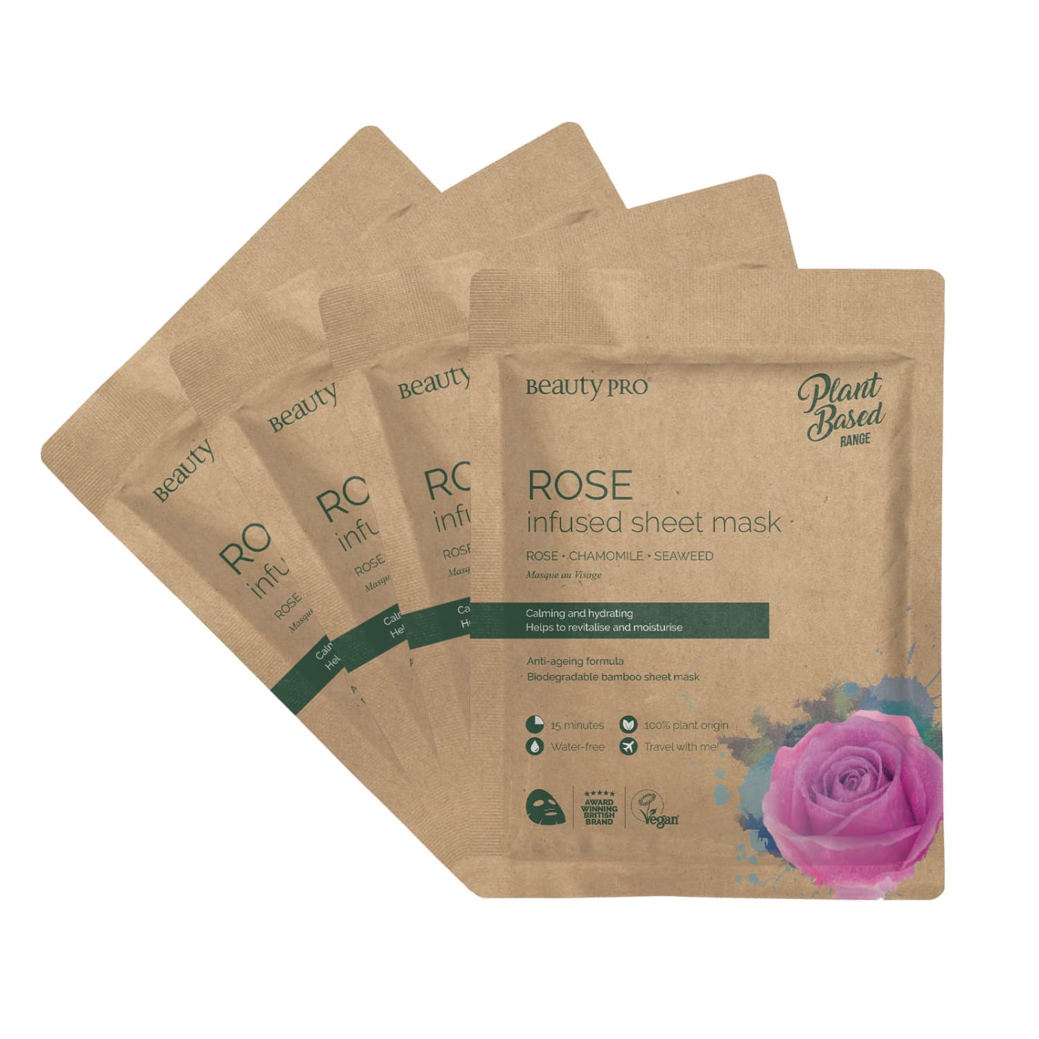Rose Infused Sheet Face Mask