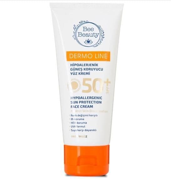 Hypoallergenic Sun Protection Face Cream SPF 50+