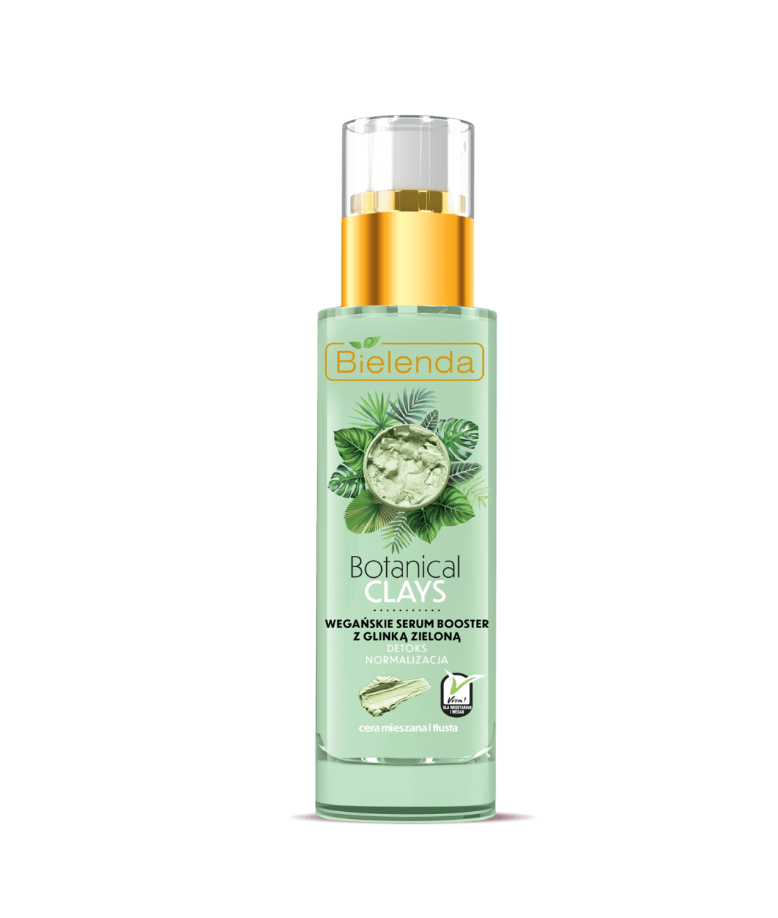Botanical Clays Vegan Serum Booster with Green Clay