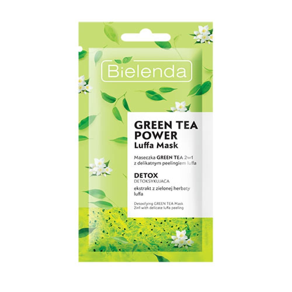Green Tea Power Luffa Mask