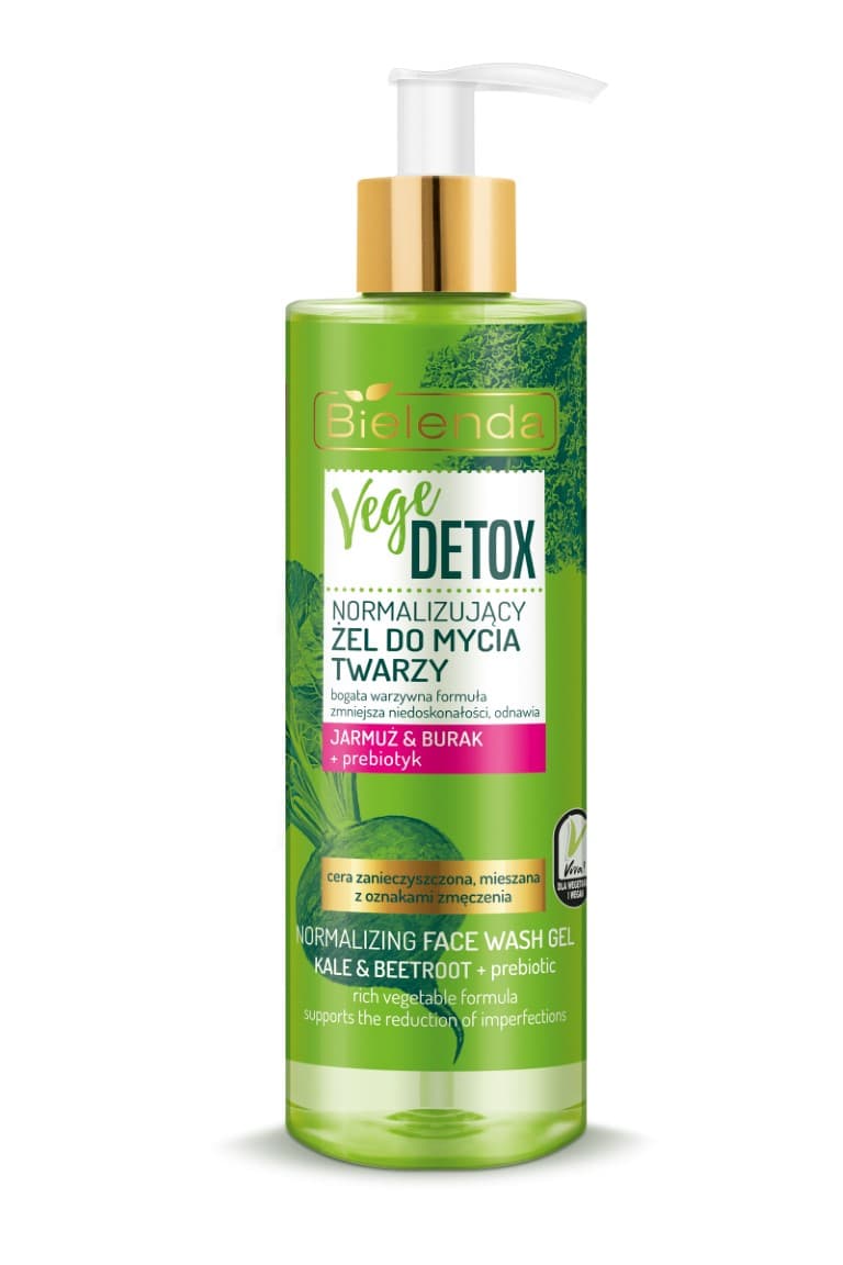 VEGE DETOX Normalizujący żel do mycia twarzy