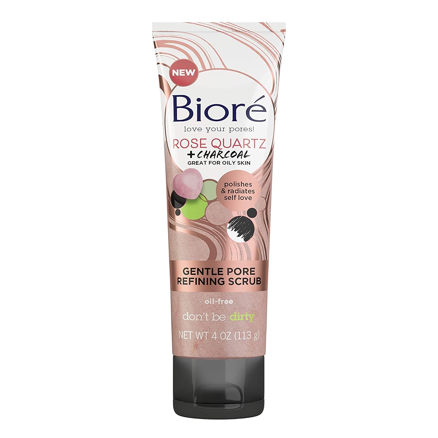 Rose Quartz+Charcoal Pore Refining Scrub