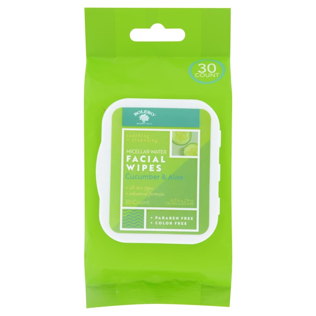 Cucumber and Aloe Infused Facial Wipes