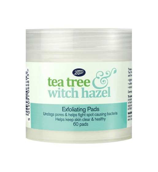 Tea Tree & Witch Hazel Exfoliating Pads