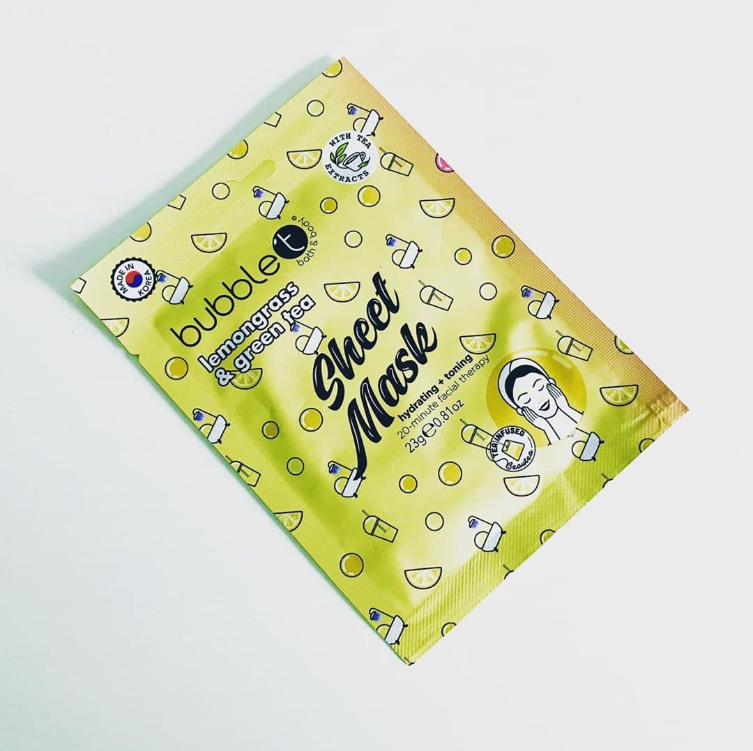 Lemongrass & Green Tea Sheet Mask 