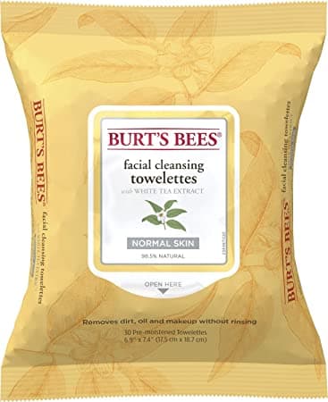 Facial Cleansing Towelettes White Tea Extract