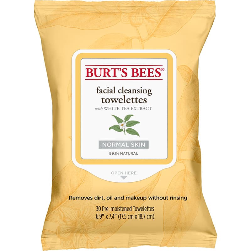 Facial Towelettes with White Tea Extract
