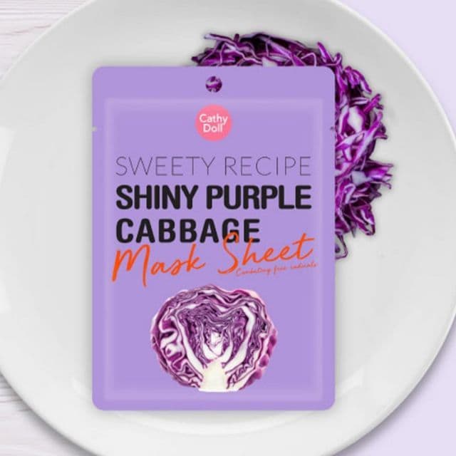 Sweety Recipe Shiny Purple Cabbage Mask Sheet
