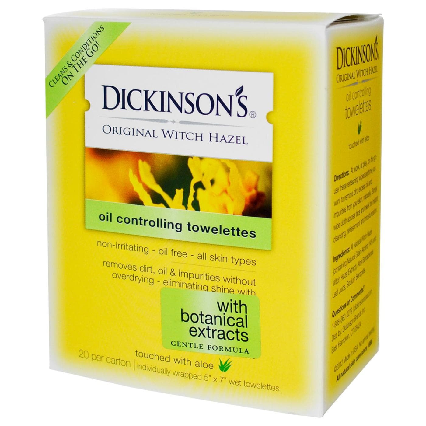 Original Witch Hazel Oil Controlling Towelettes
