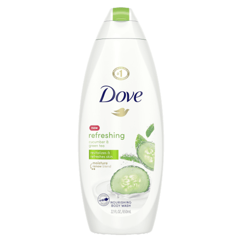 Refreshing Body Wash with Cucumber and Green Tea