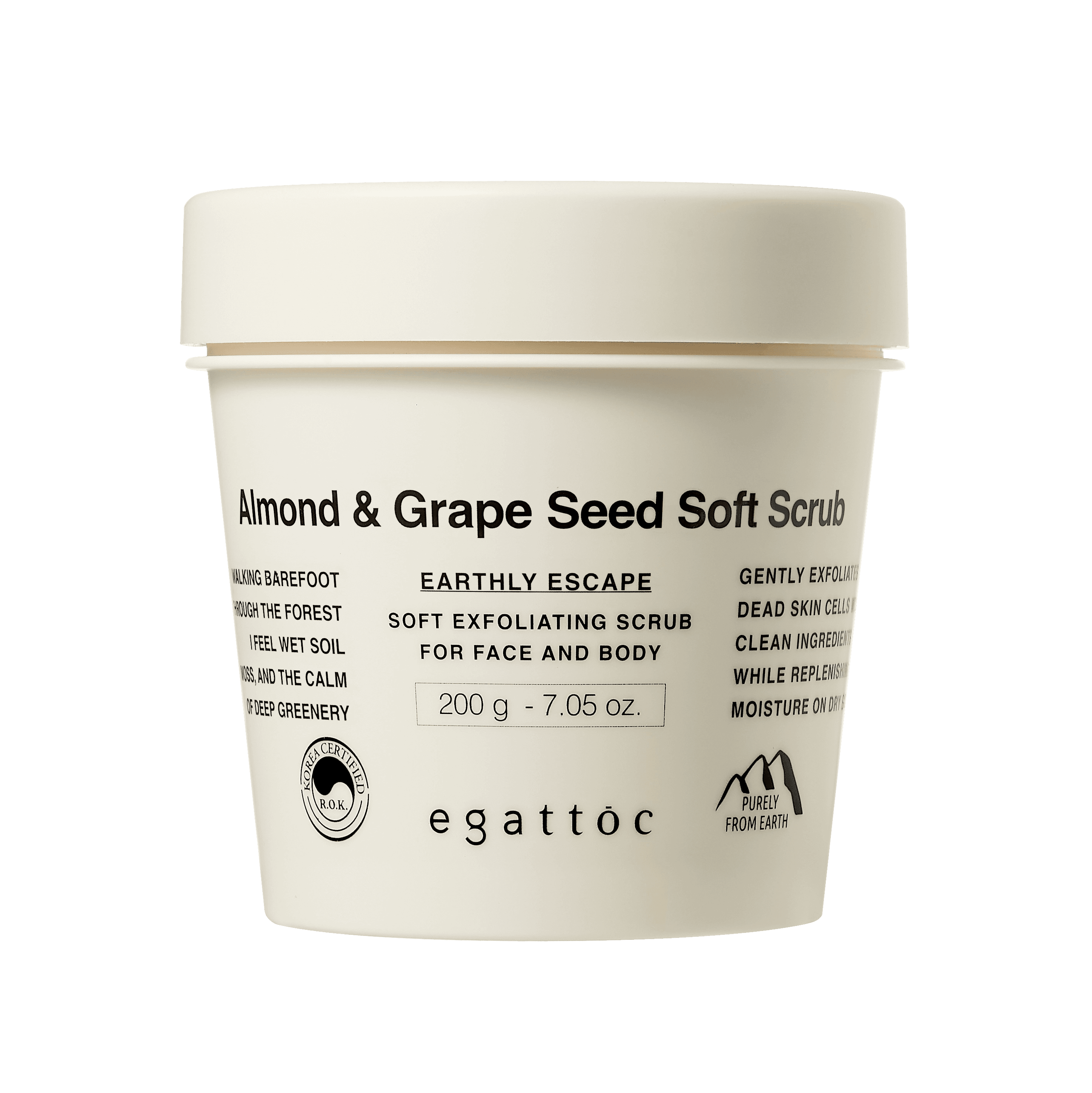 Almond & Grape Sea Soft Scrub - Earthly Escape