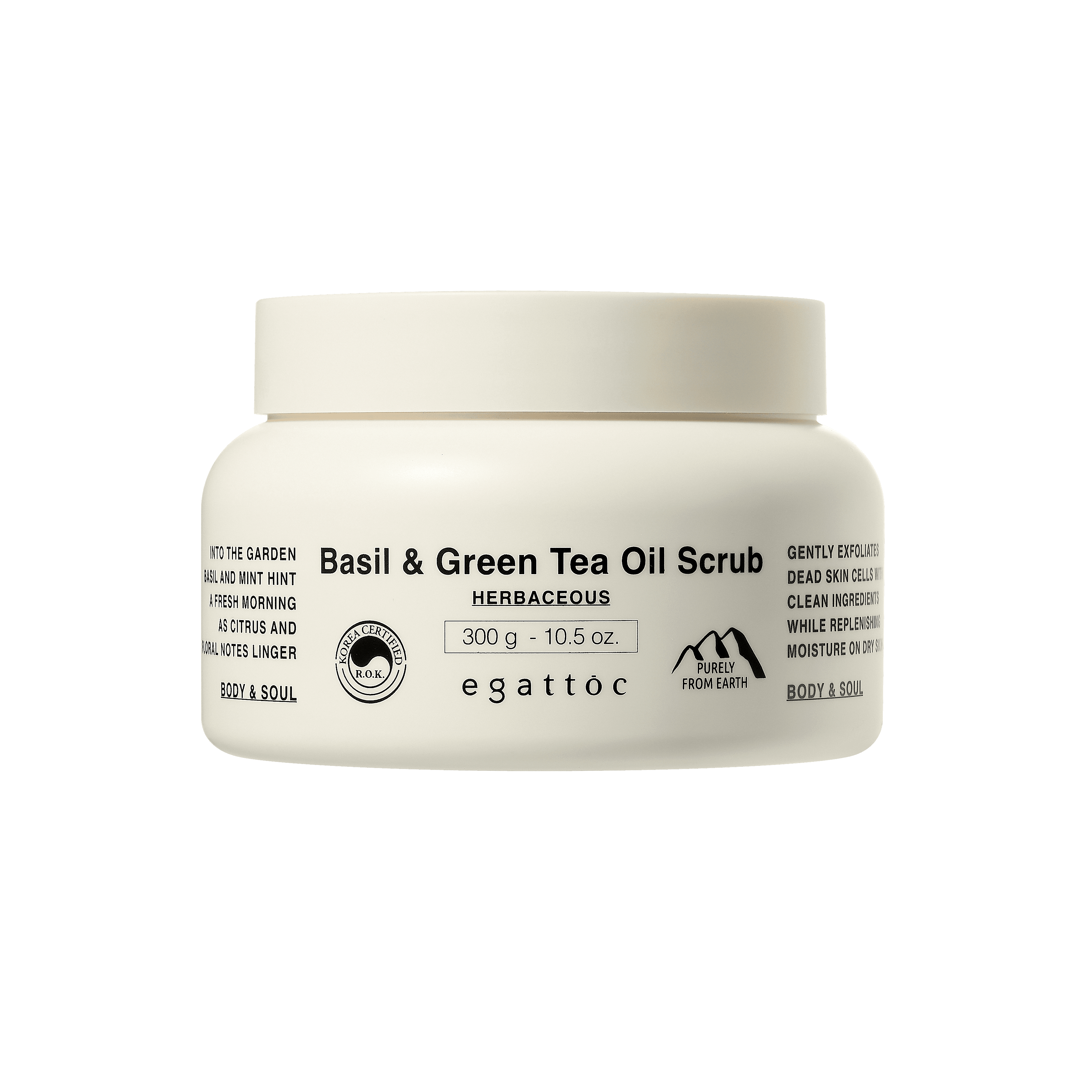 Basil & Green Tea Oil Scrub - Herbaceous