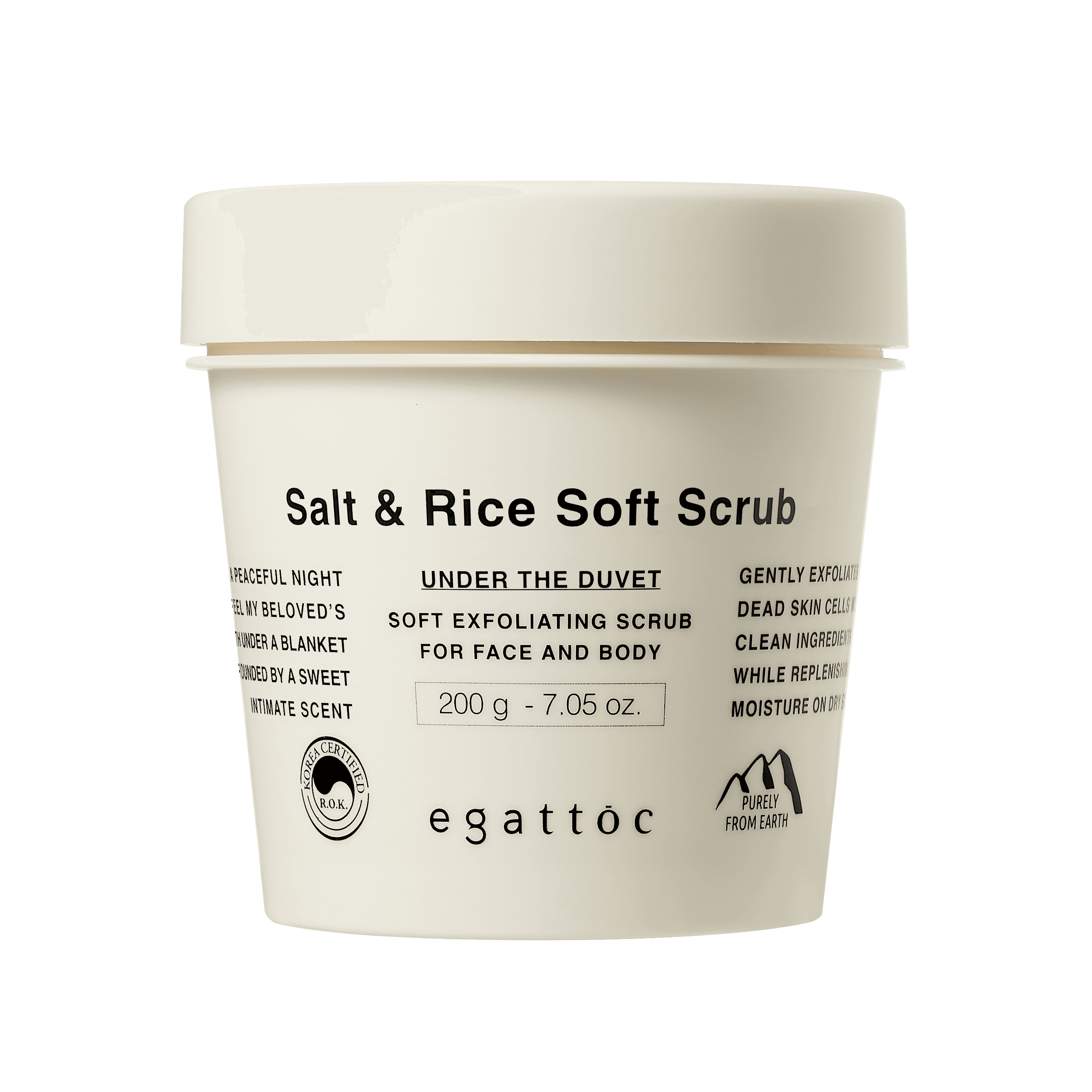 Salt & Rice Soft Scrub - Under the Duvet