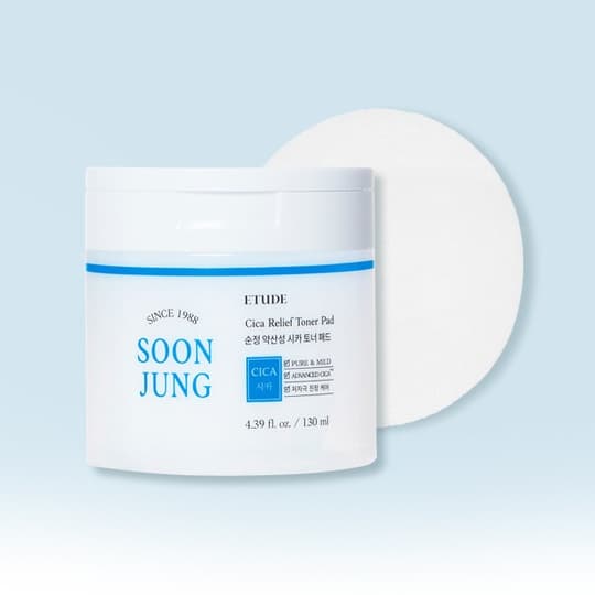 SoonJung Cica Relief Toner Pad