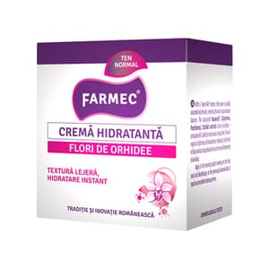 Moisturizing Cream With Orchid Flowers