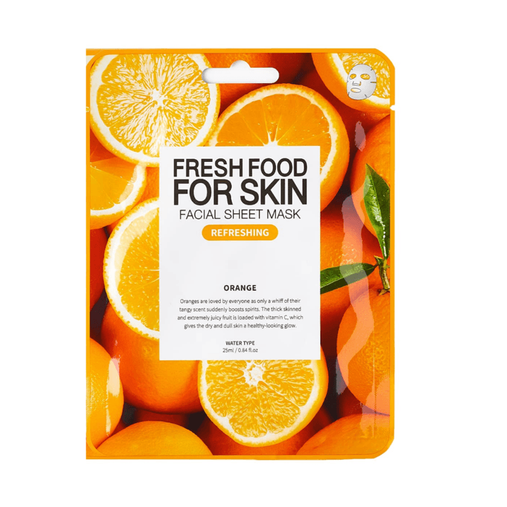 Fresh Food For Skin Facial Sheet Mask - Orange (Refreshing)