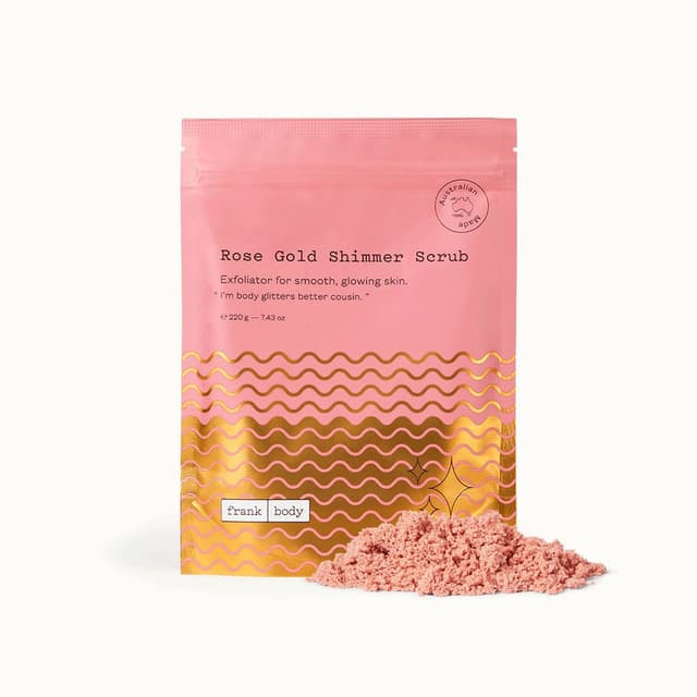Rose Gold Shimmer Scrub