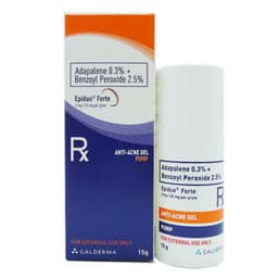 Adapalene 0.3% + Benzoyl Peroxide 2.5% (Epiduo Forte)