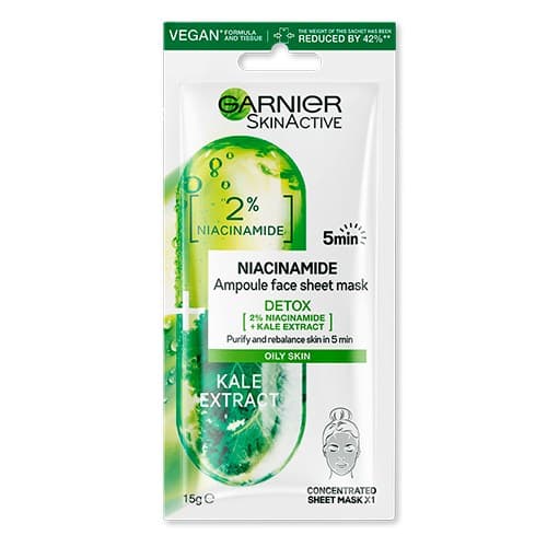 2% Niacinamide + Kale Detox Ampoule Sheet Mask