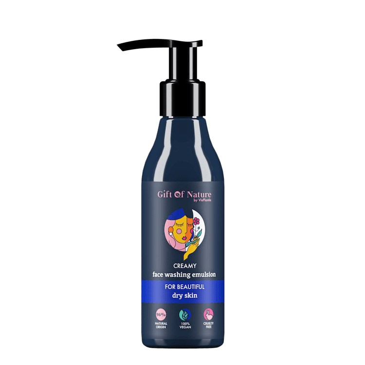 Creamy Face Cleansing Emulsion for Dry Skin