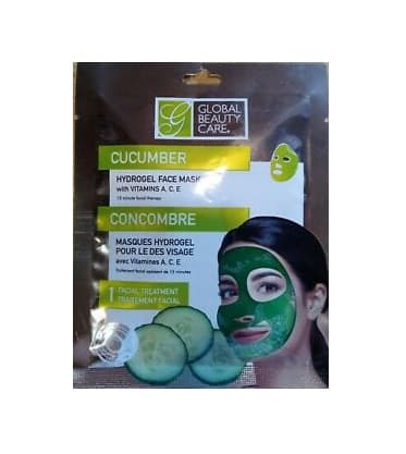 Cucumber Hydrogel Face Mask with Vitamins A,C,E
