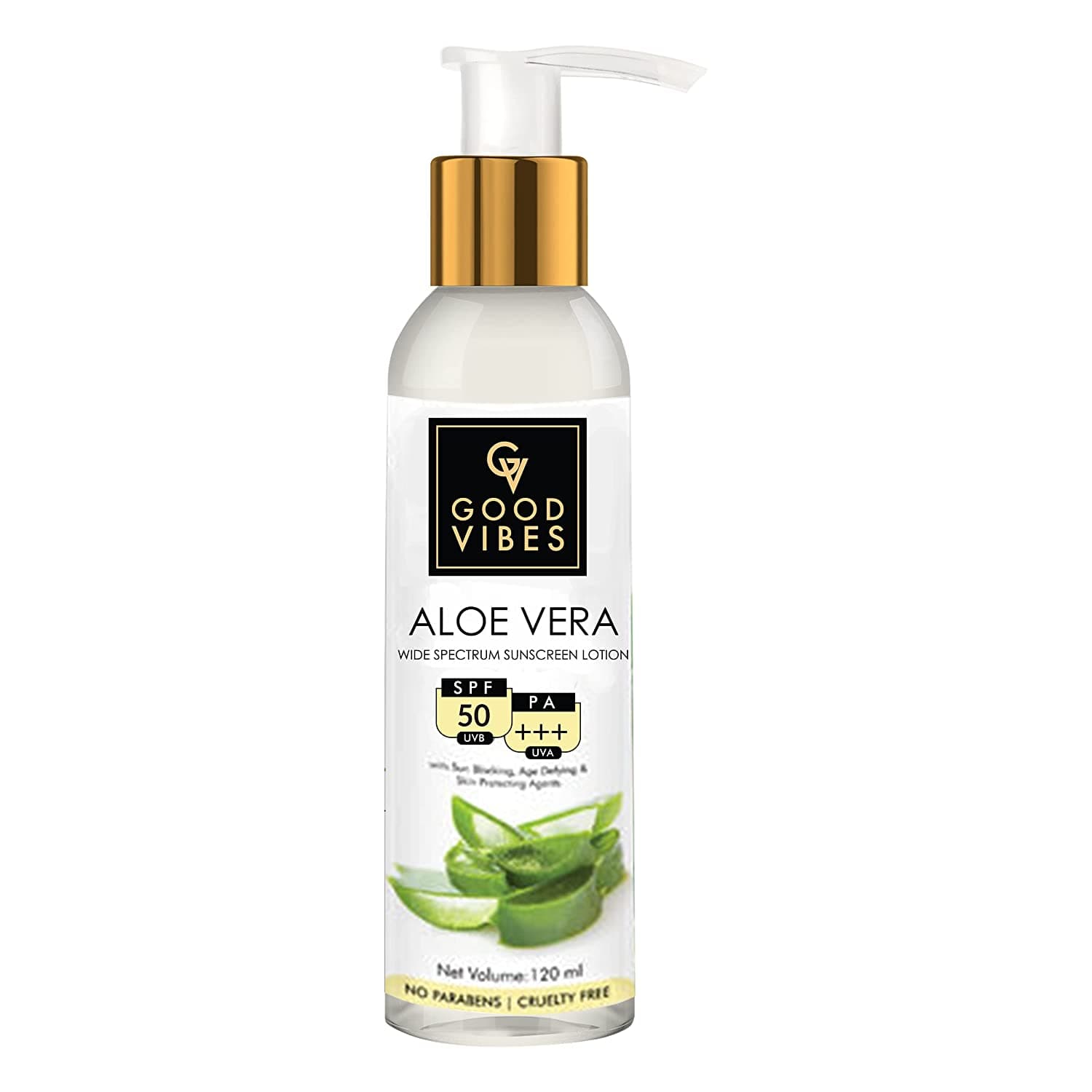 Aloe-Vera Wide Spectrum Sunscreen Lotion SPF 50 PA +++