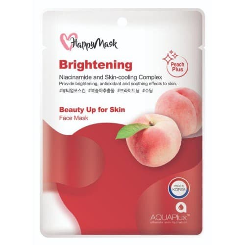Beauty Up Peach Plus Brightening Face Mask