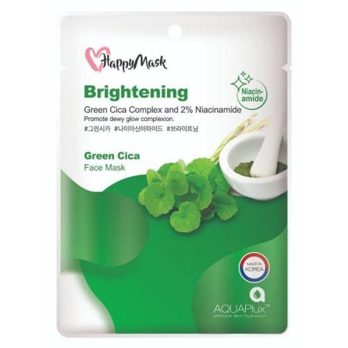 Green Cica Niacinamide Brightening Face Mask