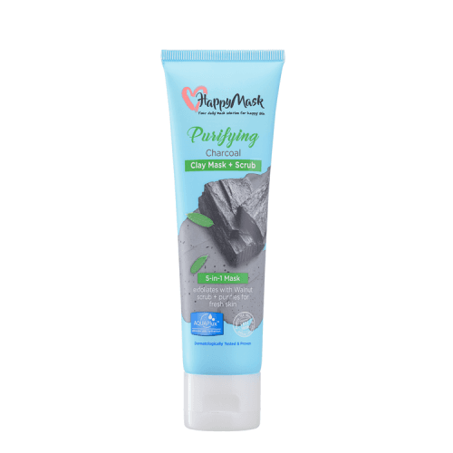 Purifying Charcoal Clay Mask + Scrub