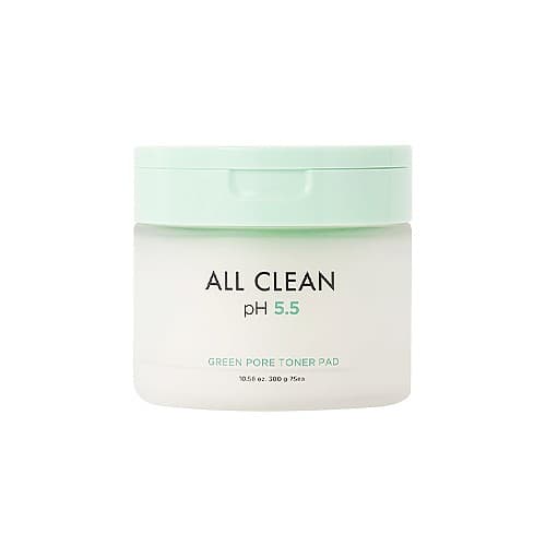 All Clean pH 5.5 Green Pore Toner Pad