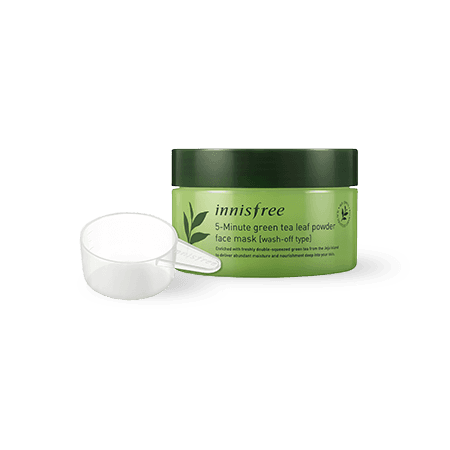 5-Minute Green Tea Leaf Powder Face Mask