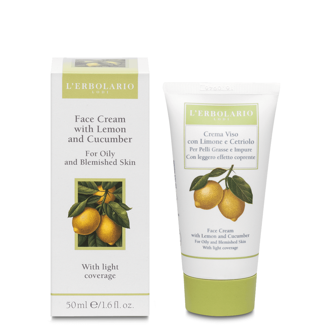 Face Cream with with Lemon and Cucumber