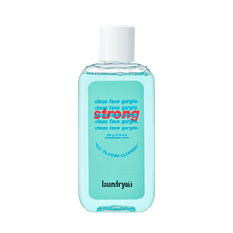 Clean Face Gargle Gel-to-Foam Cleanser Strong