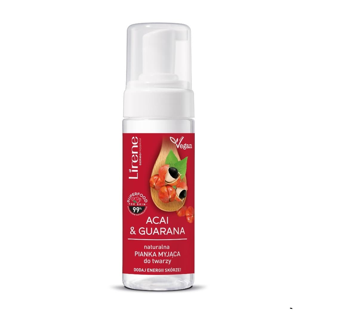 Superfood Acai & Guarana Natural Face Cleansing Foam