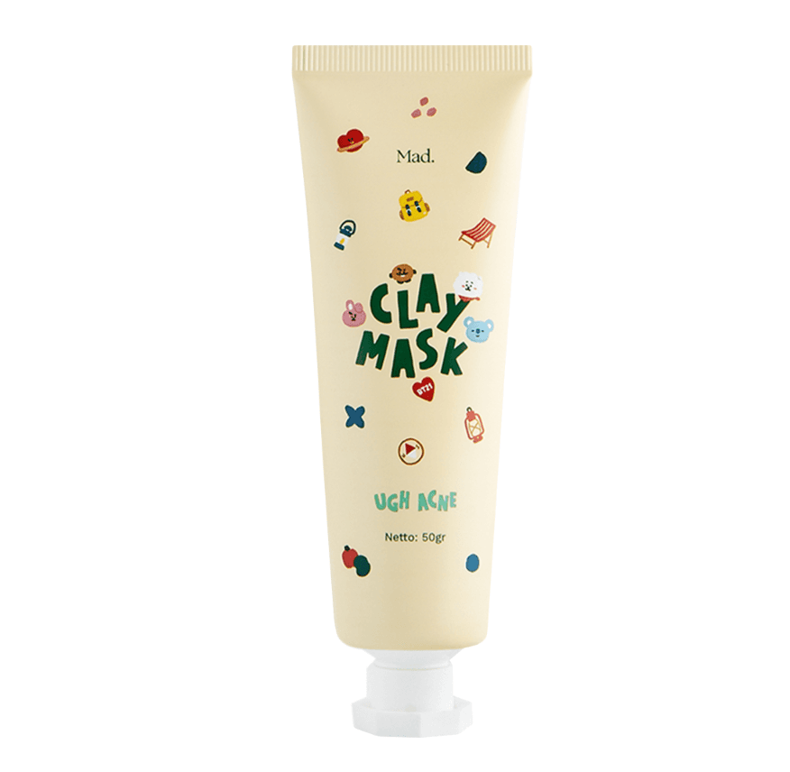BT21 Yogurt + White Tea Clay Mask - Ugh Acne