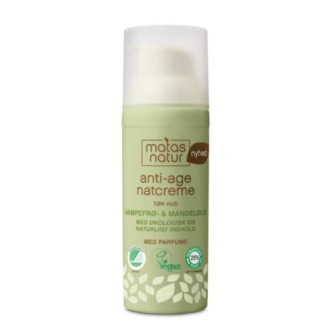 Hampefrø- & Mandelolie Anti-Age Natcreme