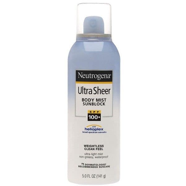 Ultra Sheer Body Mist Sunblock SPF 100