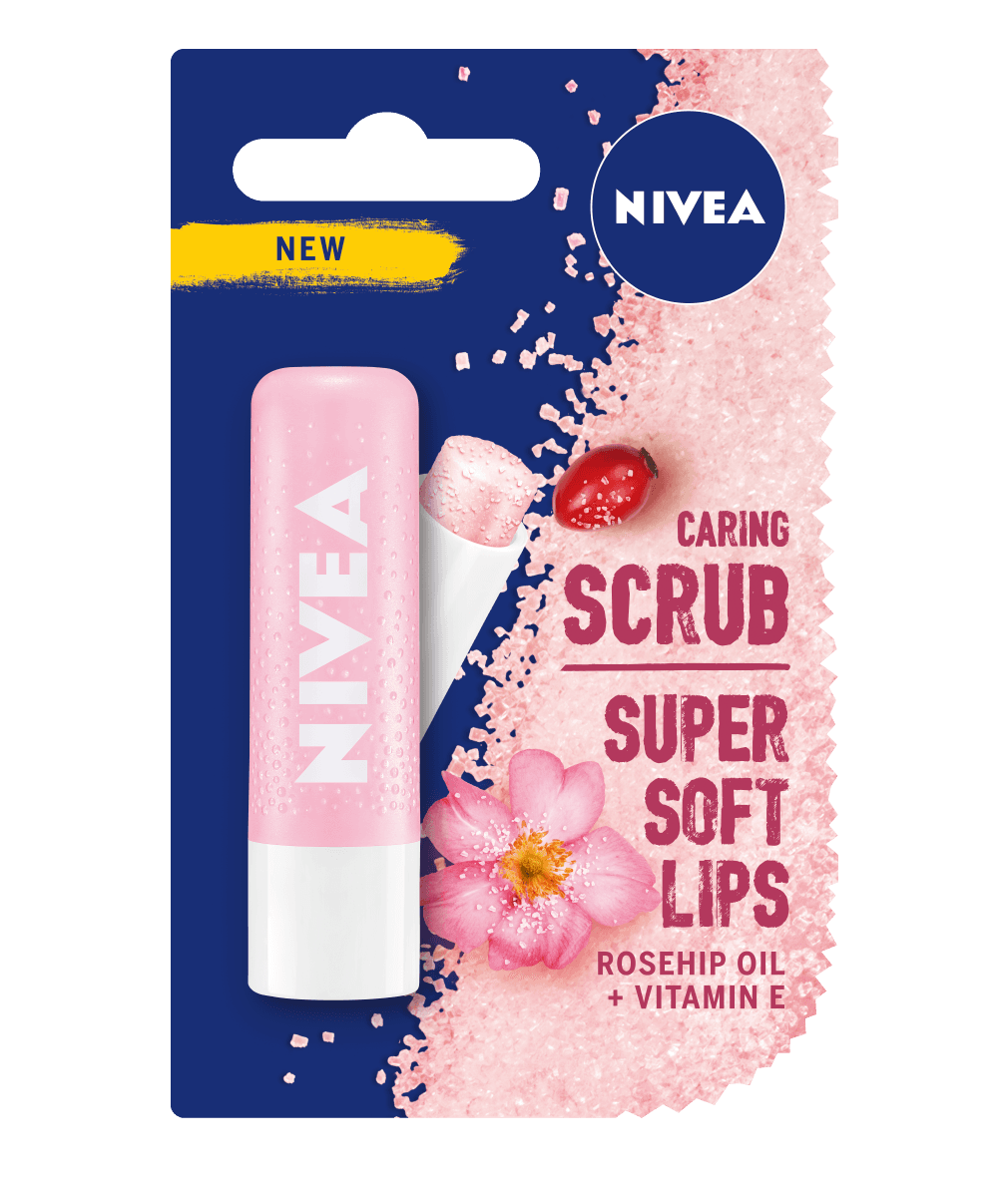 Lip 2 in 1 Caring Scrub with Rosehip Oil