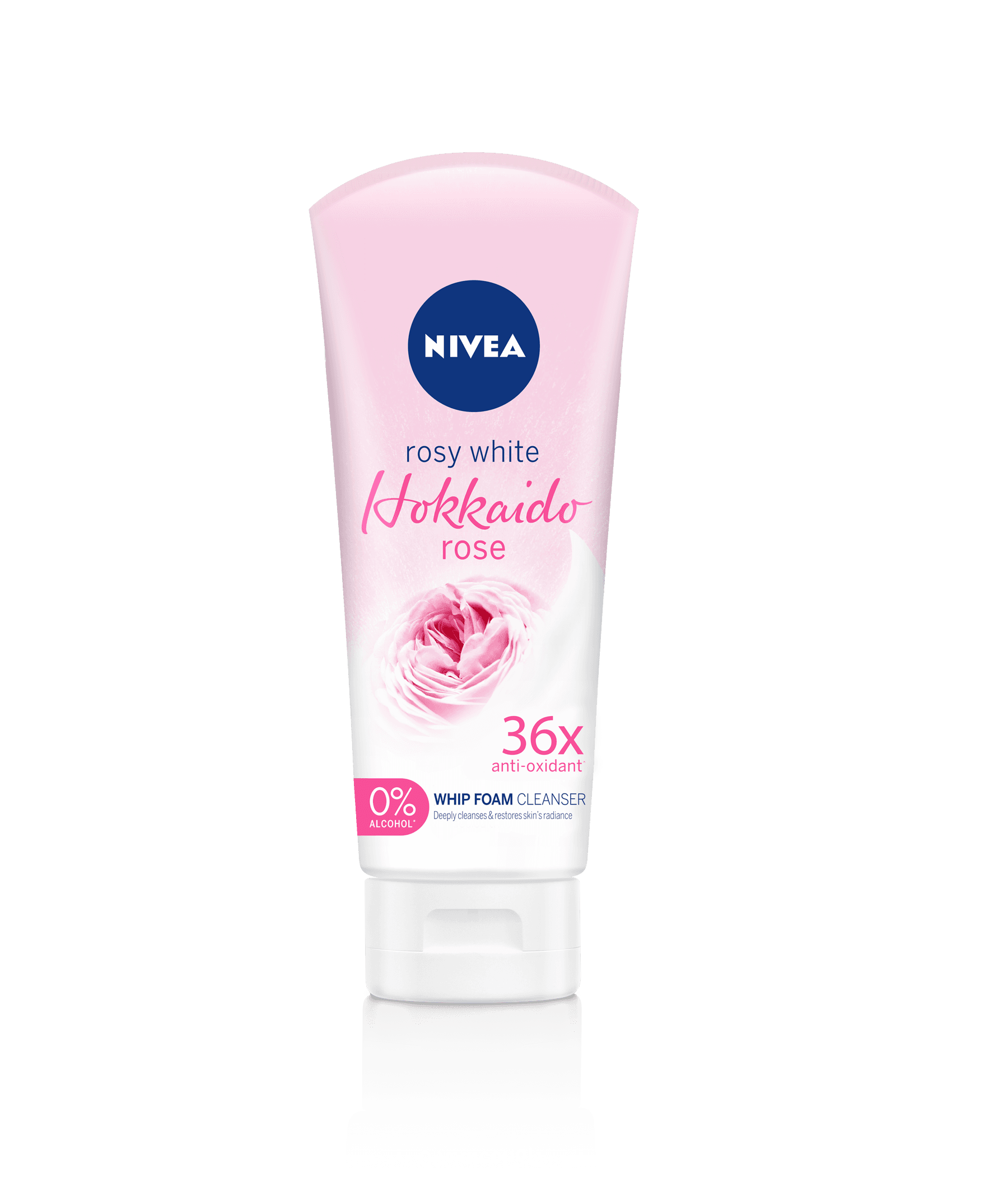 Rosy White Hokkaido Rose Whip Foam