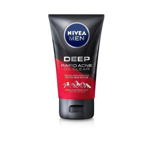 Men Deep Rapid Acne Oil Clear Detox Mub Scrub