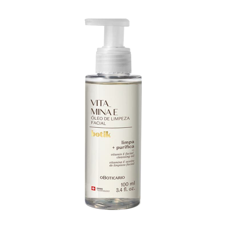 Óleo de Limpeza Facial Vitamina E Botik