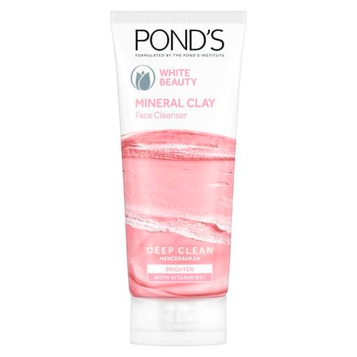 White Beauty Mineral Clay Face Cleanser
